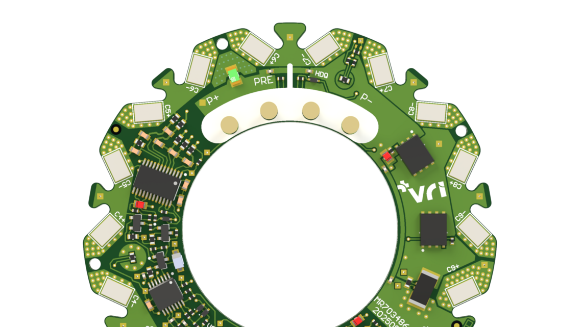 Kompakte BMS-Platine für Maschinenbau – Integration aller BMS-Funktionen, Thermomanagement für hohe Strombelastung