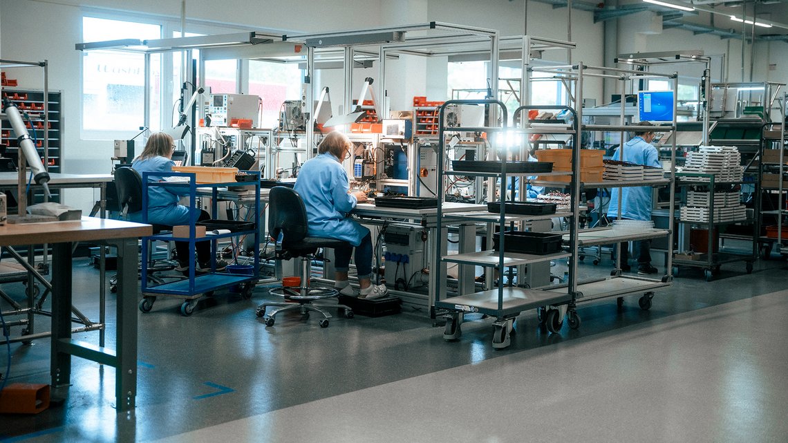 VRI battery systems manufacturing Made in Germany since 1992 – production site Ellwangen Baden-Württemberg